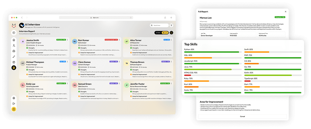 AI-Assisted Interview Evaluation