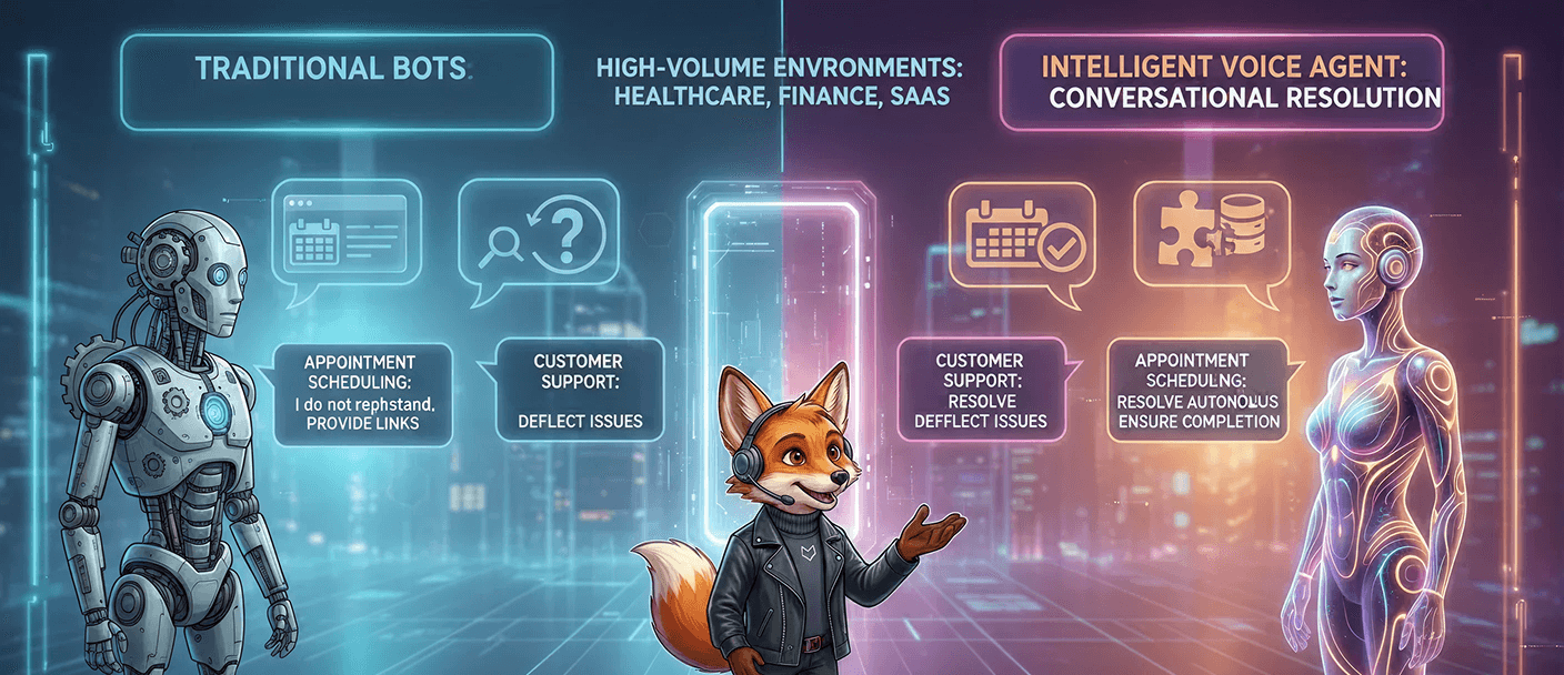 Bots vs. Voice Agents in Real-World Use Cases