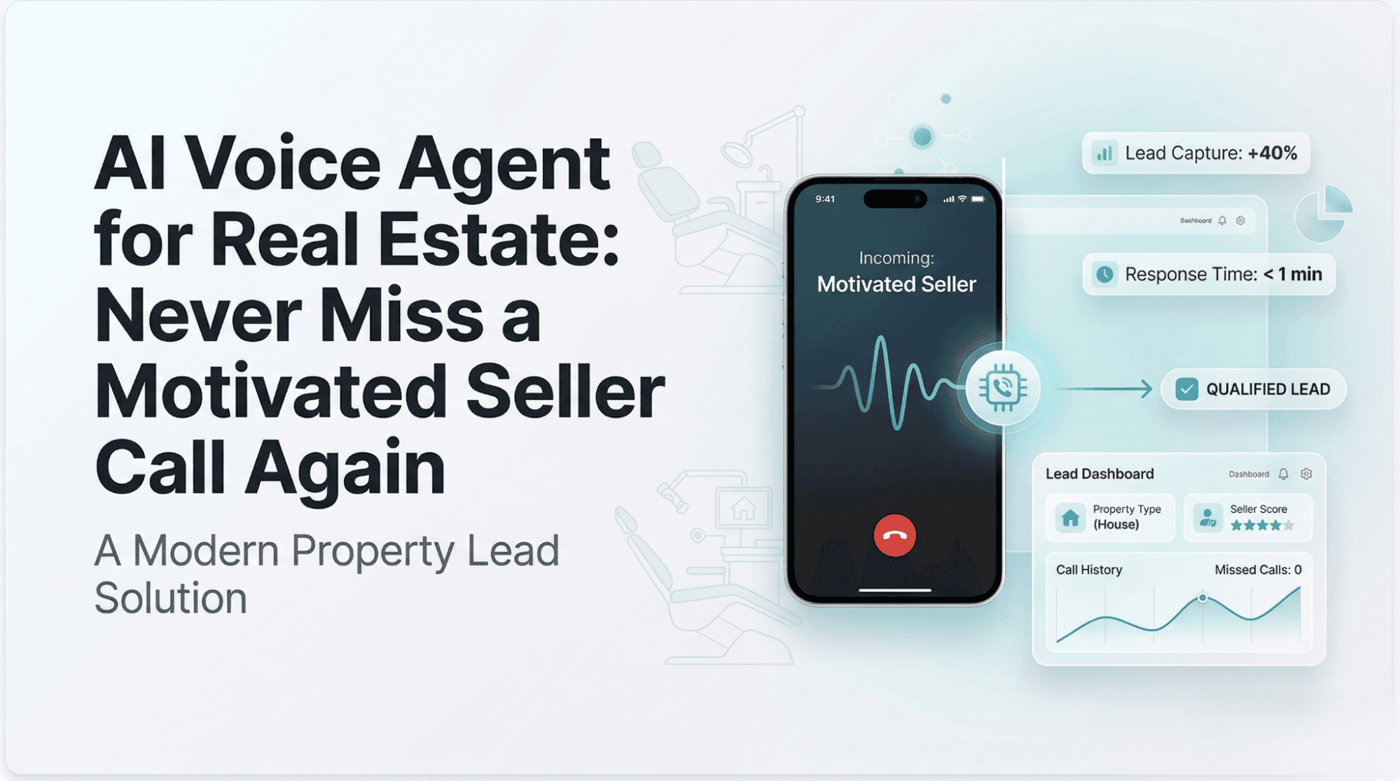 AI voice agent for real estate call handling and seller qualification workflow