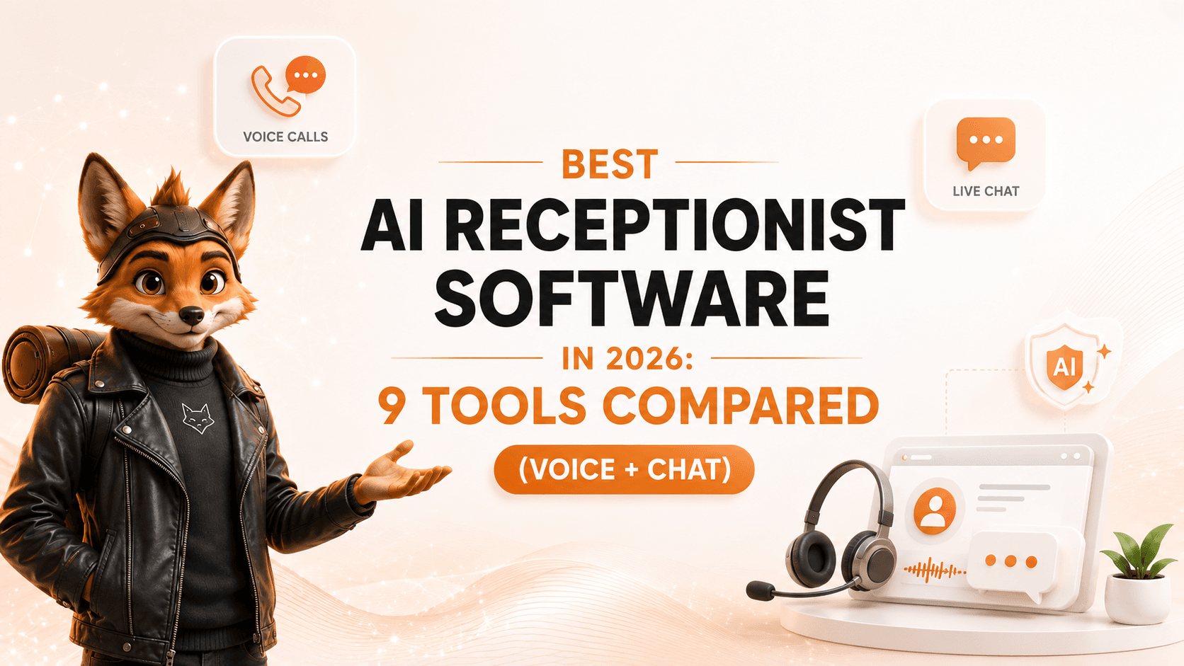 Best AI Receptionist Software in 2026: 9 Tools Compared (Voice + Chat)