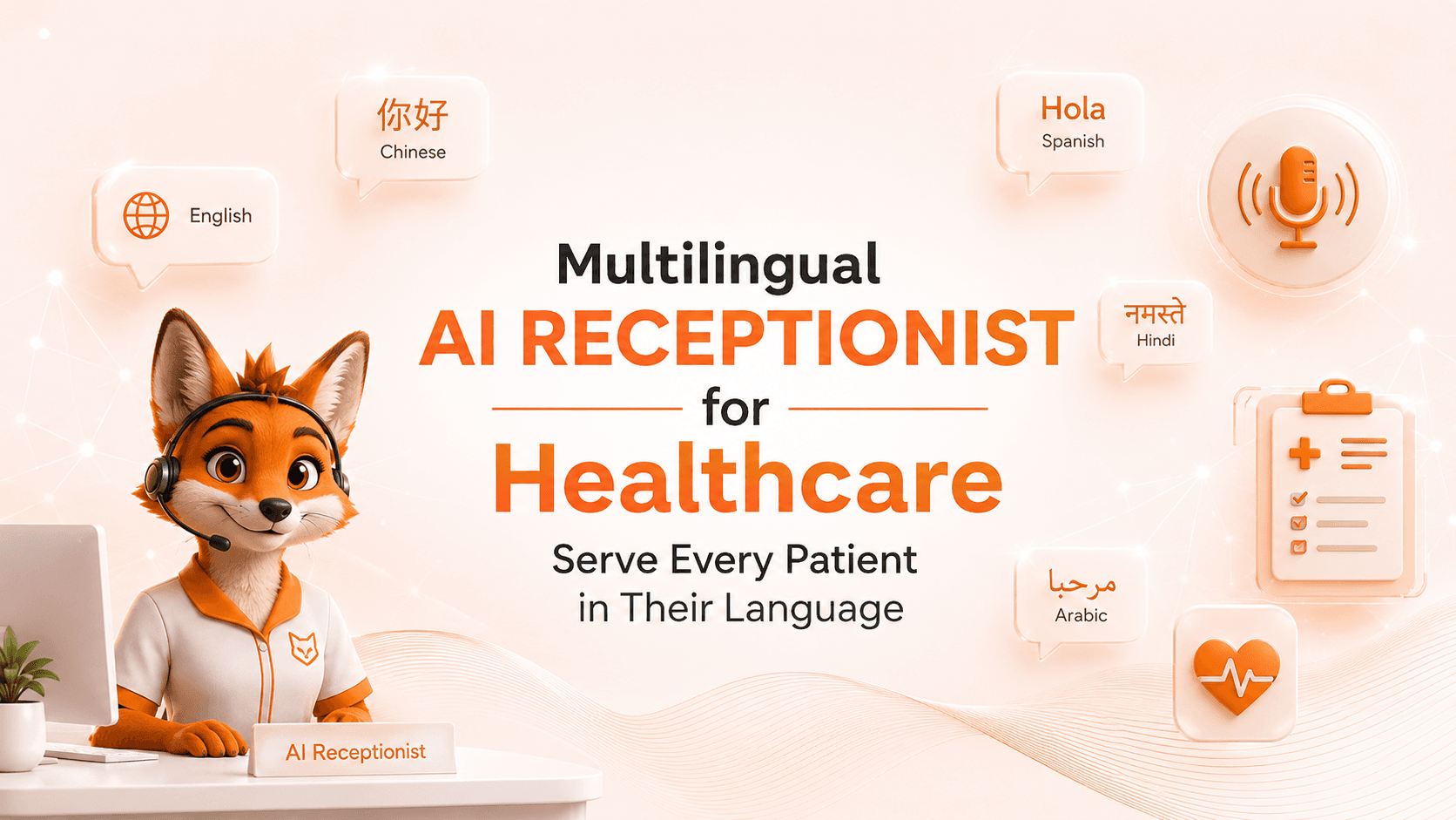 Multilingual AI Receptionist for Healthcare: Serve Every Patient in Their Language