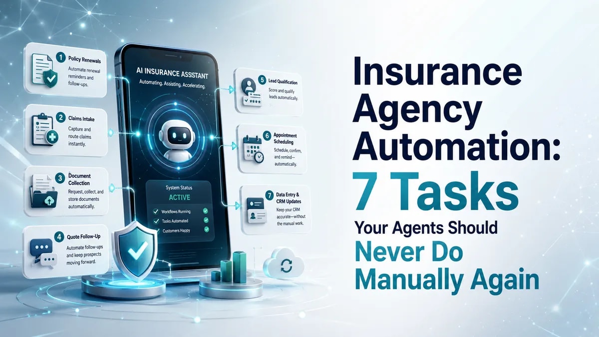 Insurance producer freed from paperwork as agency tasks run automatically