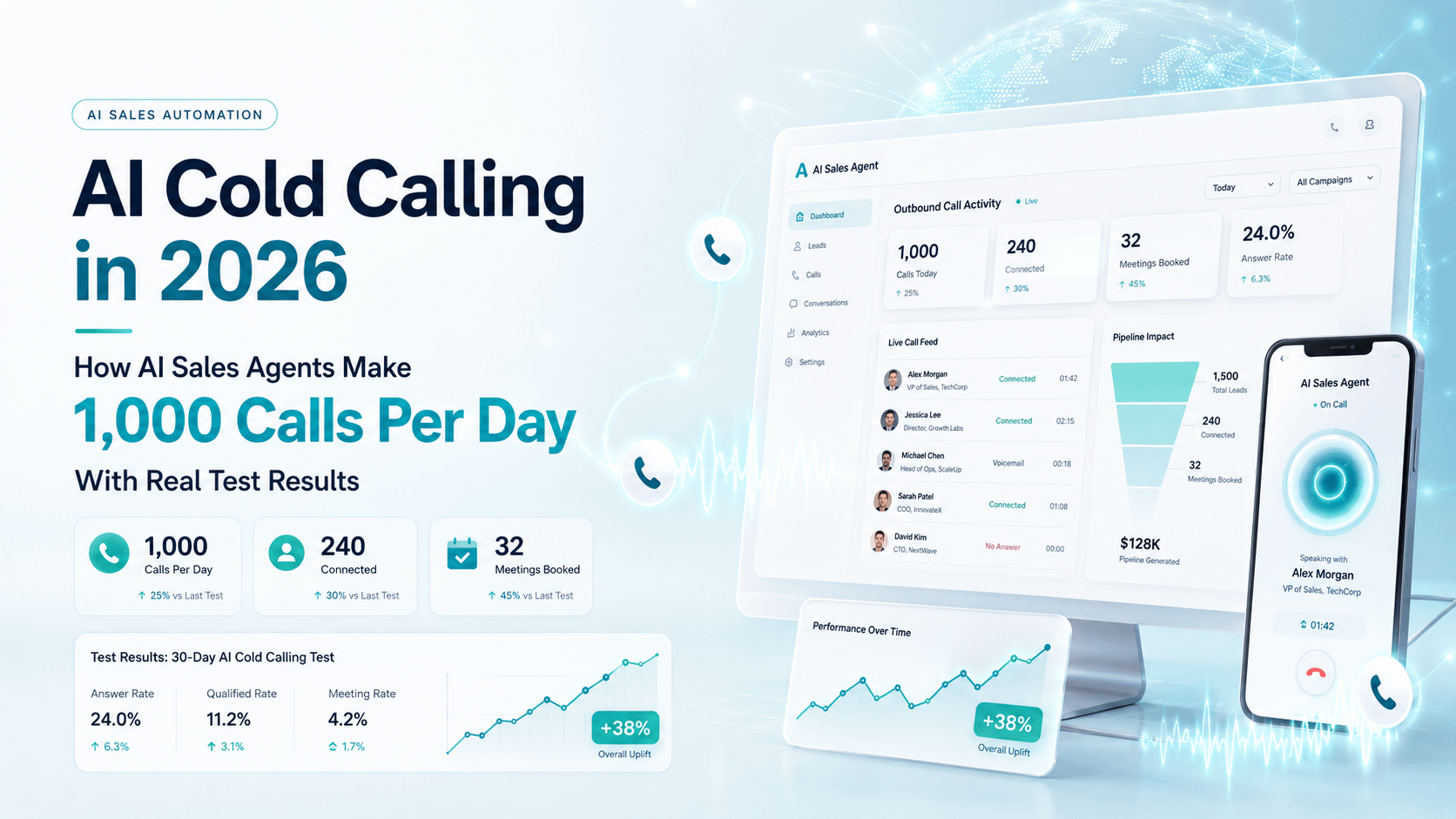 AI Cold Calling 1000 Call Test Results