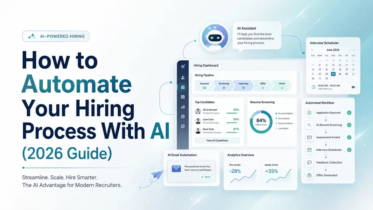 Recruiter reviewing AI-shortlisted candidates on screen