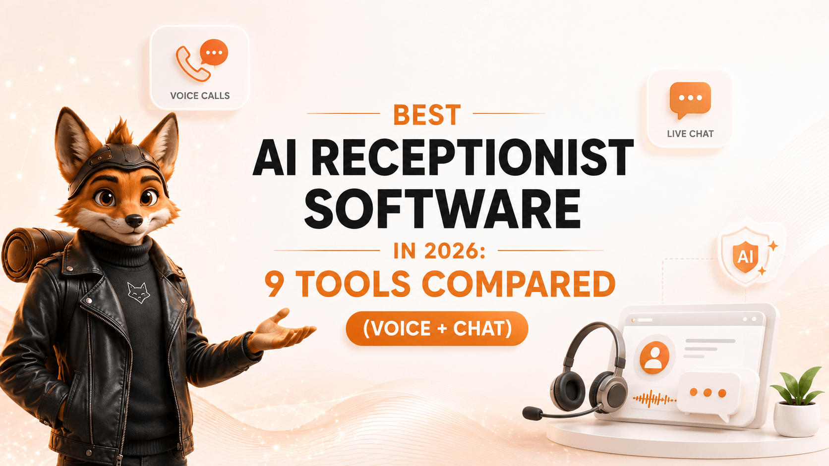 Best AI receptionist software in 2026 — 9 tools compared across voice and chat