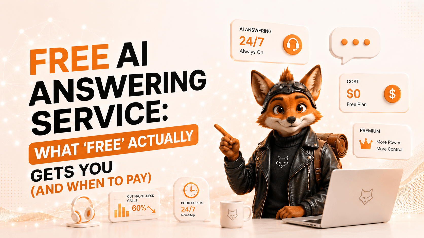 Free AI answering service — what 'free' actually gets you and when to pay