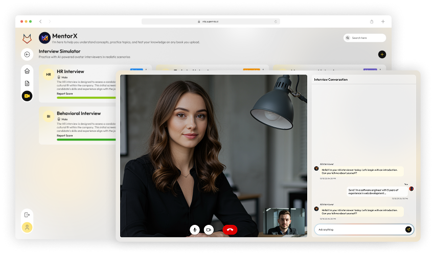 MentorX — Interview Simulator