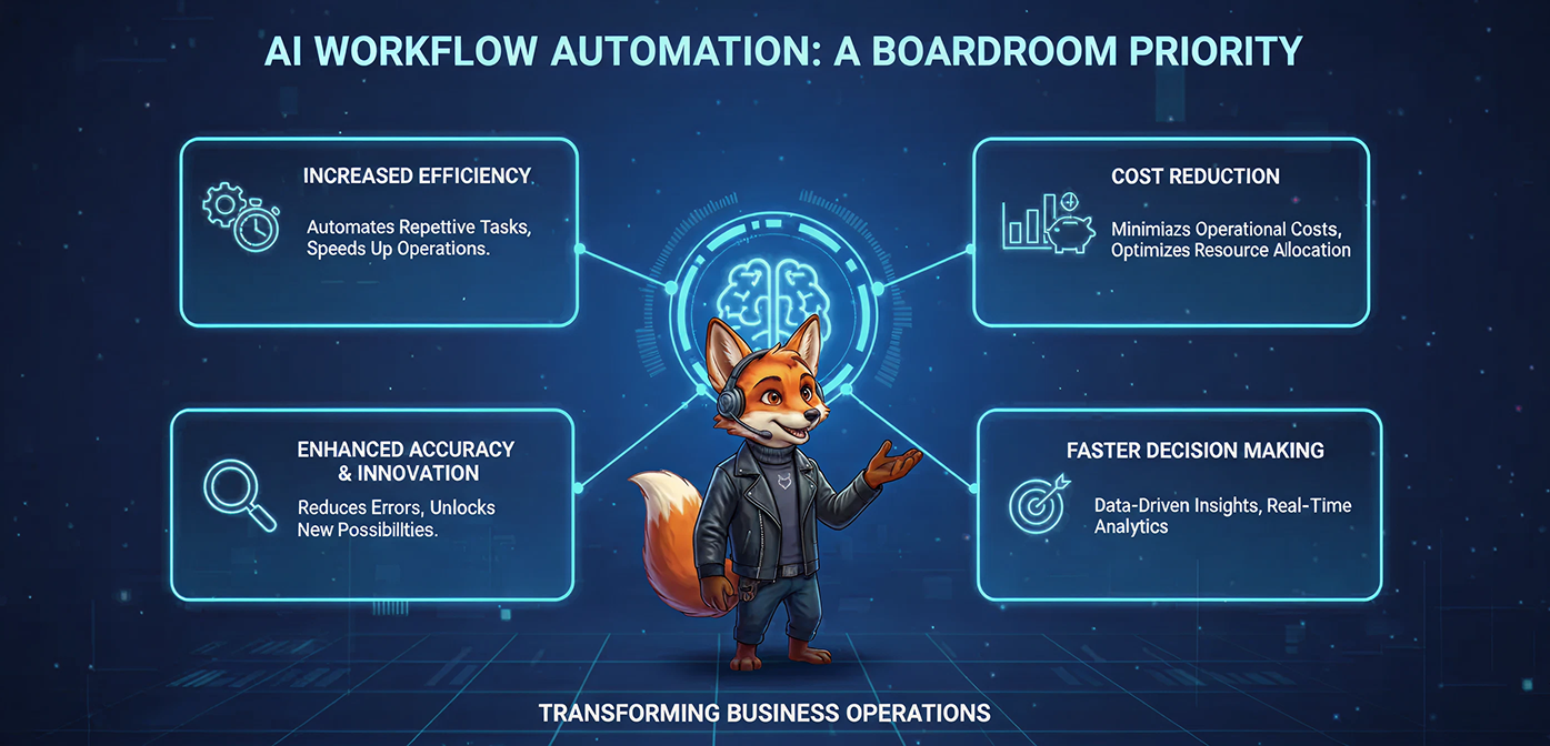 Benefits of AI Workflow Automation: Why It’s Becoming a Boardroom Priority