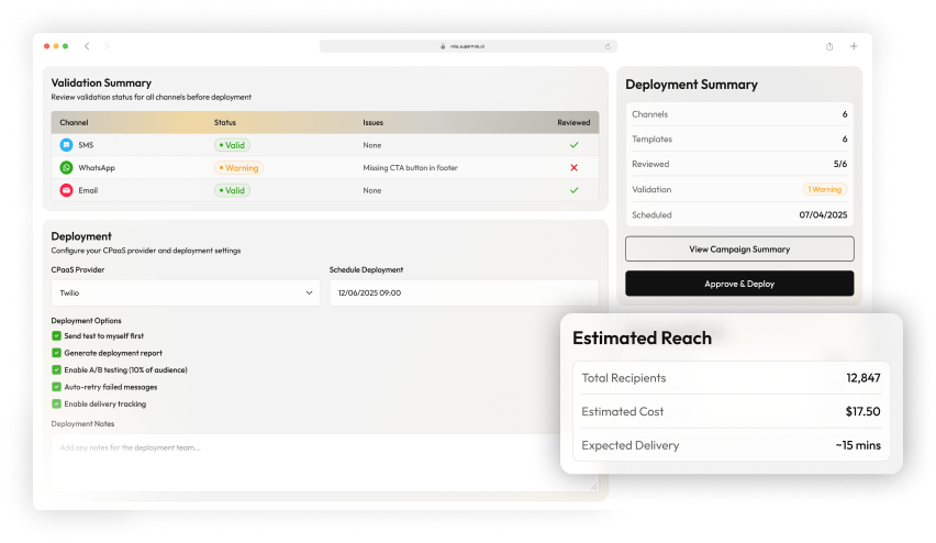 Campaign Generator — Estimated Reach