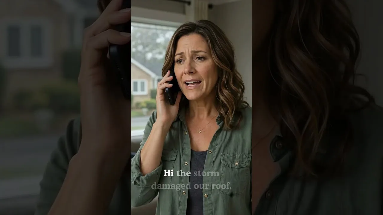 Preview of the roofing AI service desk demo video